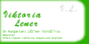 viktoria lener business card